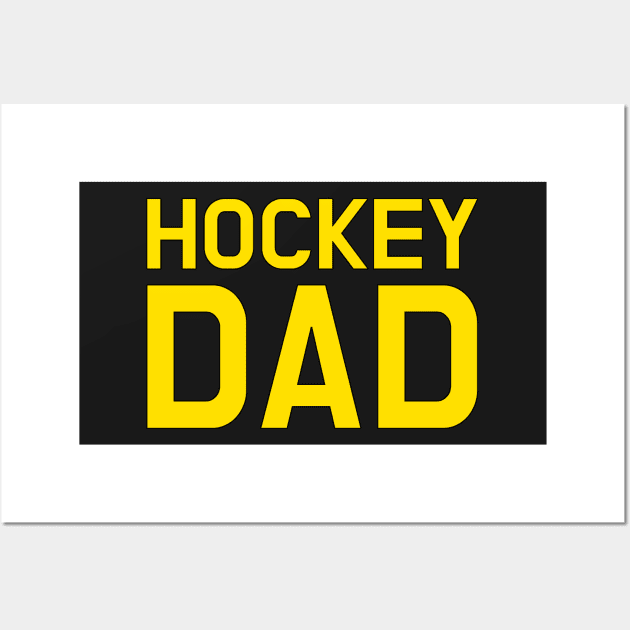 HOCKEY DAD Wall Art by HOCKEYBUBBLE